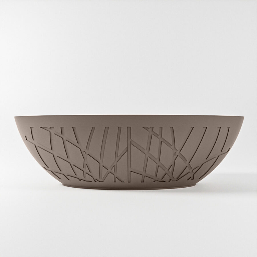 MONDIAZ HOLM vrijstaand bad 180x85cm kleur Smoke / Smoke - Afbeelding 9