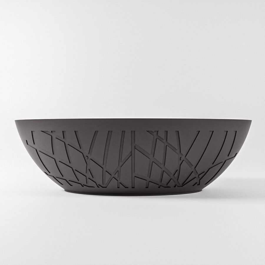 MONDIAZ HOLM vrijstaand bad 180x85cm kleur Dark Grey / Dark Grey - Afbeelding 9