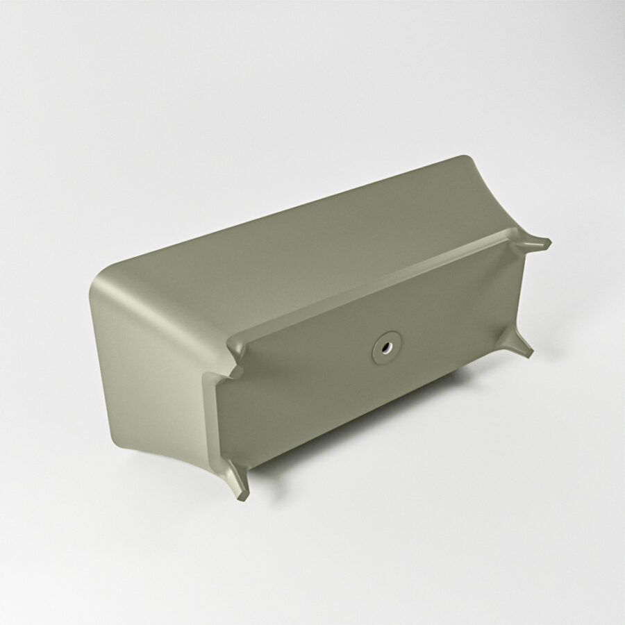 MONDIAZ LUNDY vrijstaand bad 170x75cm kleur Army / Army - Afbeelding 7