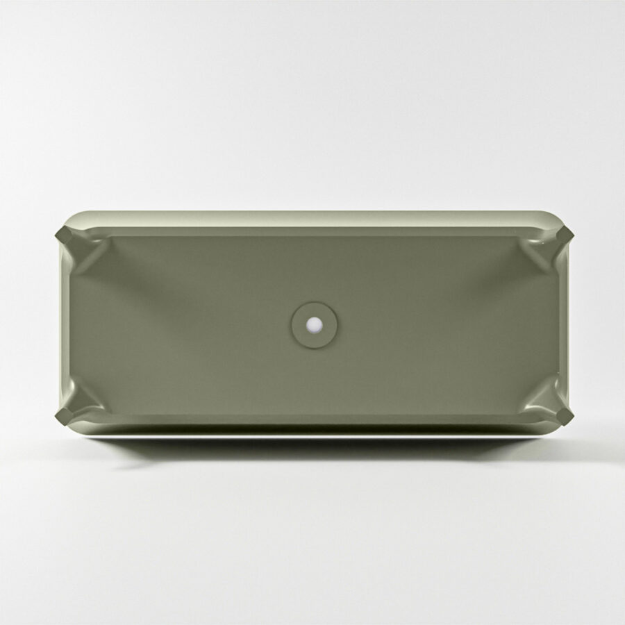 MONDIAZ LUNDY vrijstaand bad 170x75cm kleur Army / Talc - Afbeelding 8