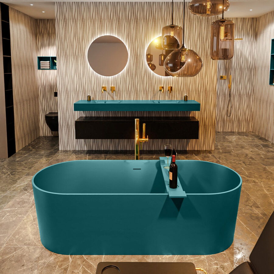 MONDIAZ NOBLE vrijstaand bad 180x75cm kleur Smag / Smag - Afbeelding 4