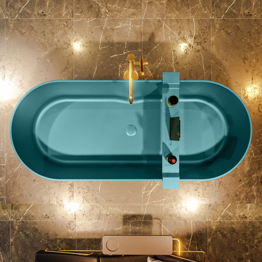 MONDIAZ NOBLE vrijstaand bad 180x75cm kleur Smag / Smag - Afbeelding 2
