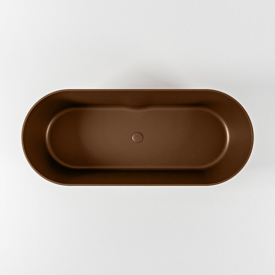 MONDIAZ NOBLE vrijstaand bad 180x75cm kleur Rust / Rust - Afbeelding 8
