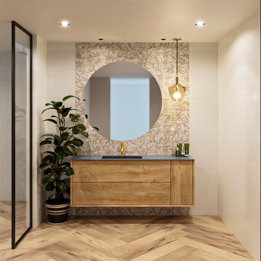MONDIAZ ROCK vrijstaand bad 170x70cm kleur Greey / Greey - Afbeelding 6