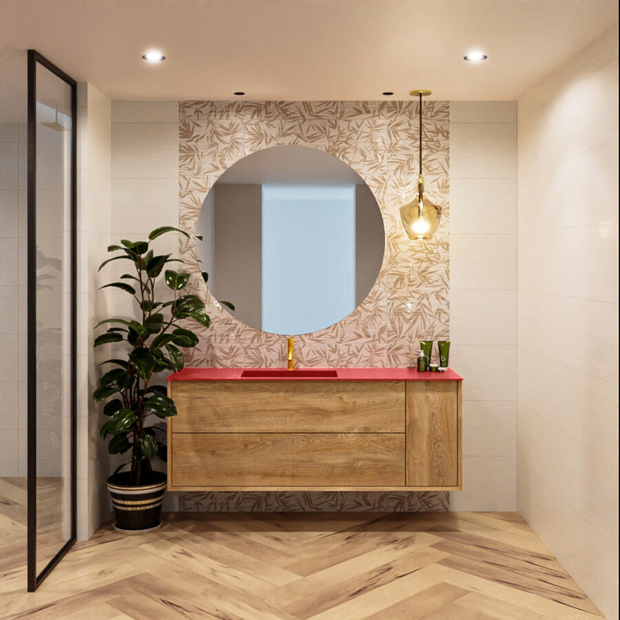 MONDIAZ ROCK vrijstaand bad 170x70cm kleur Cale / Cale - Afbeelding 6