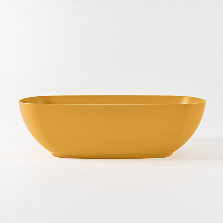 MONDIAZ ROCK vrijstaand bad 170x70cm kleur Ocher / Ocher - Afbeelding 10