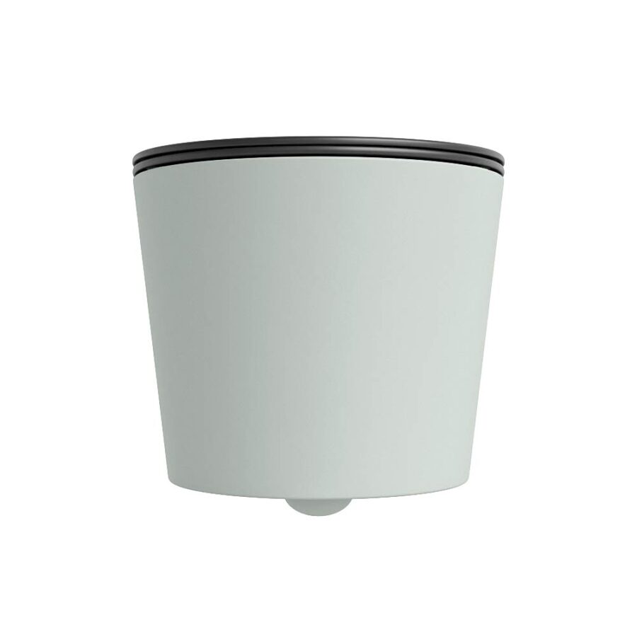 MONDIAZ LAVIE hangend toilet single fire rimless diepspoel Greey. Toiletzitting met quick-release & softclose Dark Grey. - Afbeelding 7