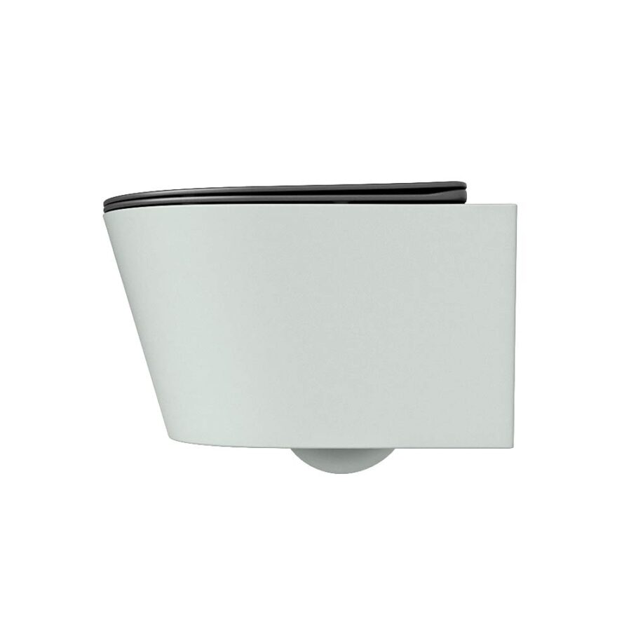 MONDIAZ LAVIE hangend toilet single fire rimless diepspoel Greey. Toiletzitting met quick-release & softclose Dark Grey. - Afbeelding 8