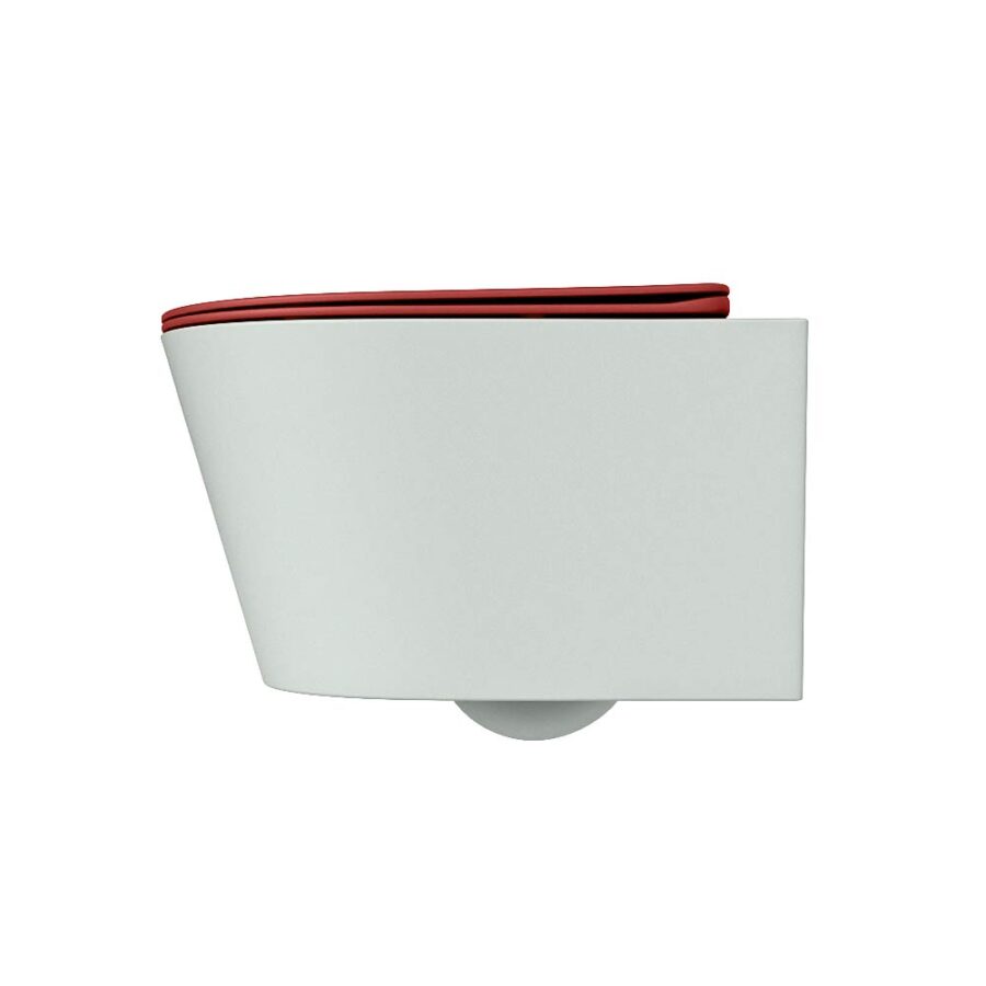 MONDIAZ LAVIE hangend toilet single fire rimless diepspoel Greey. Toiletzitting met quick-release & softclose Fire. - Afbeelding 8
