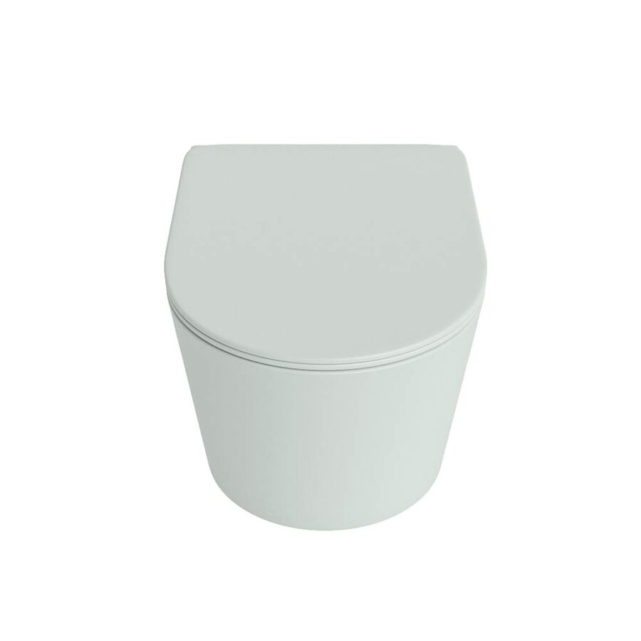 MONDIAZ LAVIE hangend toilet single fire rimless diepspoel Greey. Toiletzitting met quick-release & softclose Greey. - Afbeelding 6