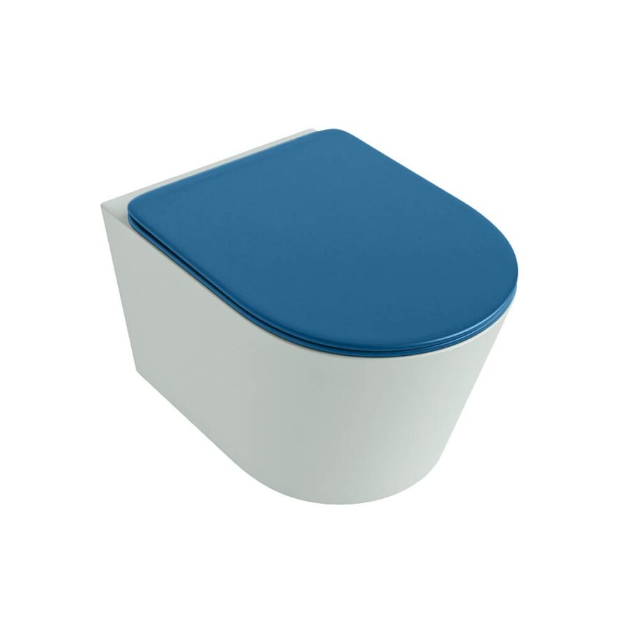 MONDIAZ LAVIE hangend toilet single fire rimless diepspoel Greey. Toiletzitting met quick-release & softclose Jeans. - Afbeelding 5