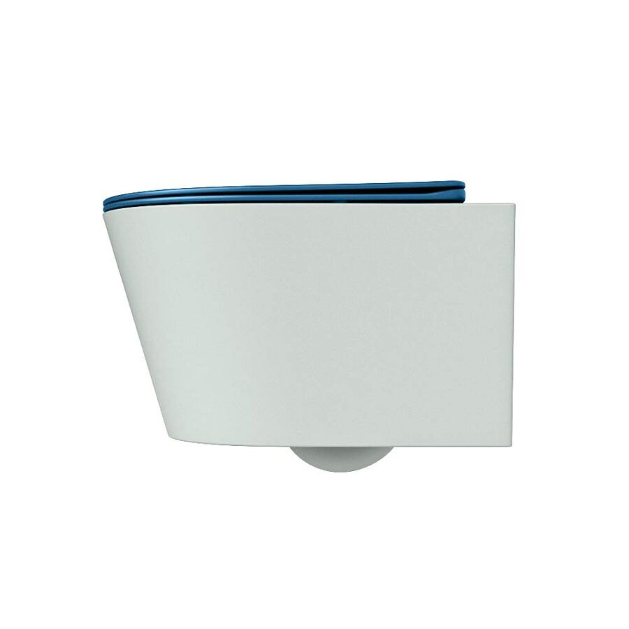 MONDIAZ LAVIE hangend toilet single fire rimless diepspoel Greey. Toiletzitting met quick-release & softclose Jeans. - Afbeelding 8