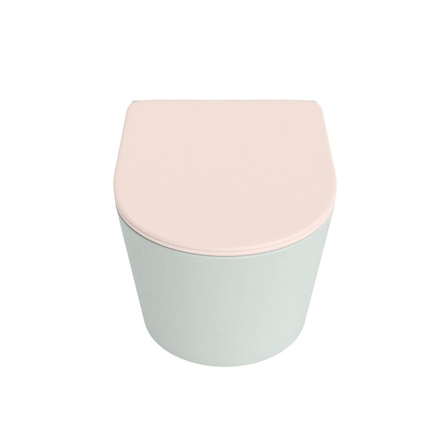 MONDIAZ LAVIE hangend toilet single fire rimless diepspoel Greey. Toiletzitting met quick-release & softclose Rosee. - Afbeelding 6