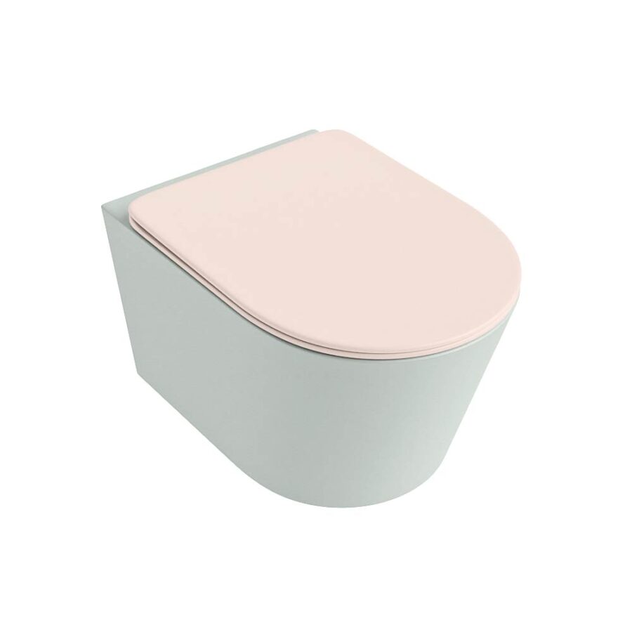 MONDIAZ LAVIE hangend toilet single fire rimless diepspoel Greey. Toiletzitting met quick-release & softclose Rosee. - Afbeelding 5