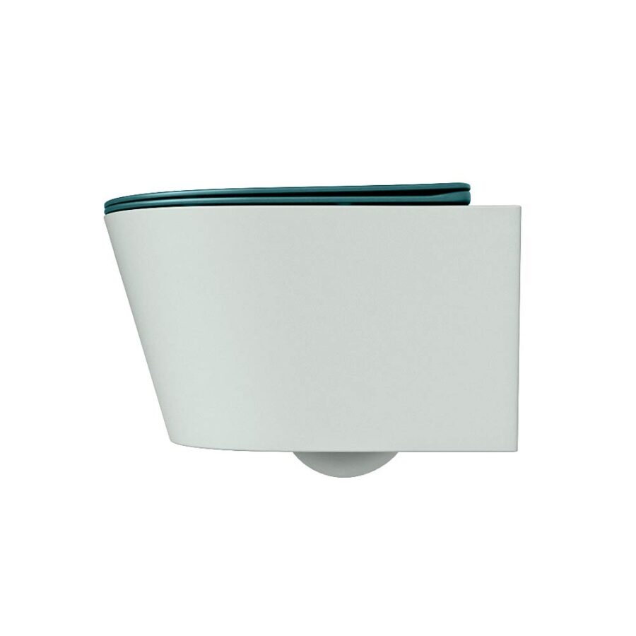 MONDIAZ LAVIE hangend toilet single fire rimless diepspoel Greey. Toiletzitting met quick-release & softclose Smag. - Afbeelding 8
