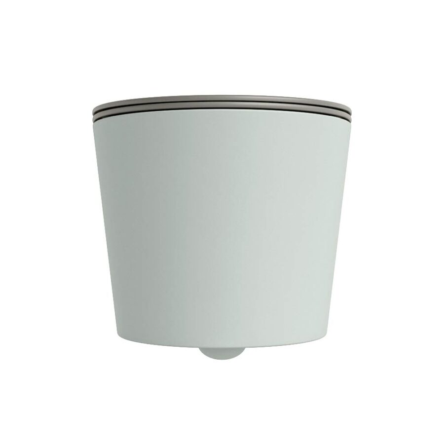 MONDIAZ LAVIE hangend toilet single fire rimless diepspoel Greey. Toiletzitting met quick-release & softclose Smoke. - Afbeelding 7