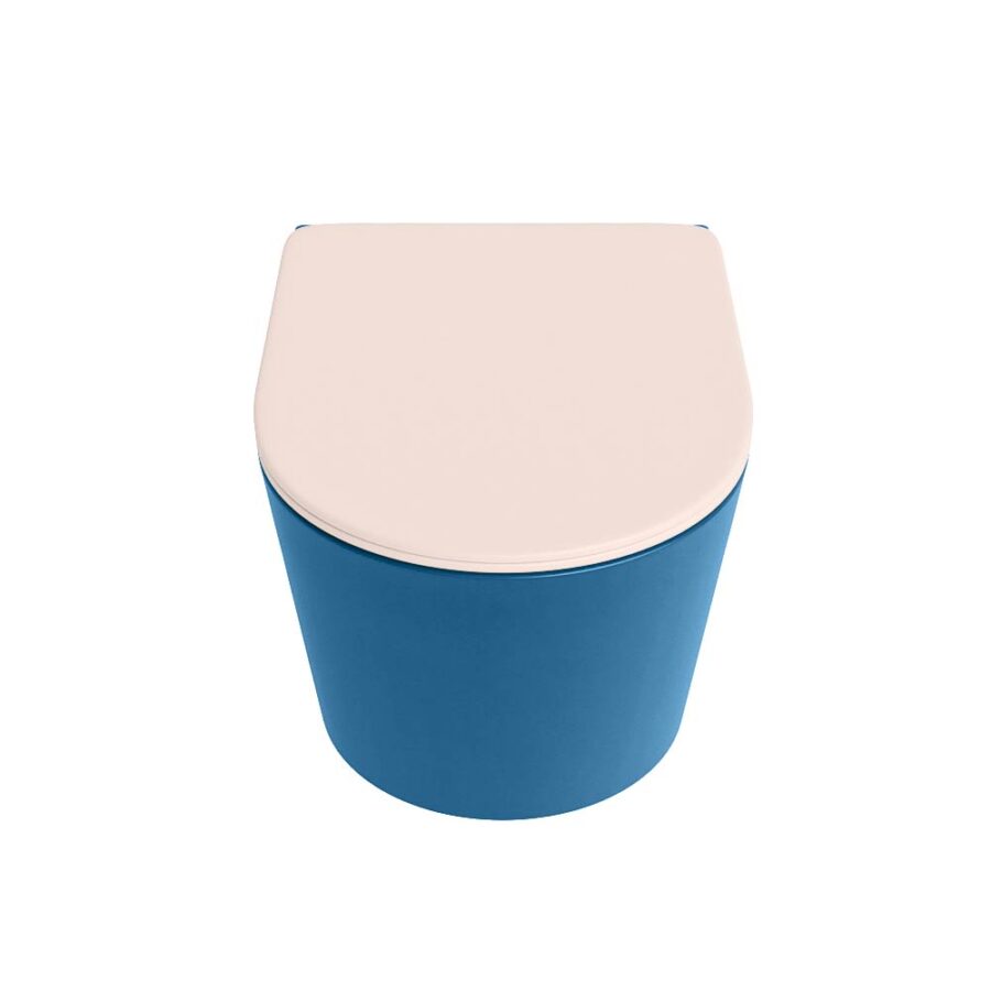MONDIAZ LAVIE hangend toilet single fire rimless diepspoel Jeans. Toiletzitting met quick-release & softclose Rosee. - Afbeelding 6