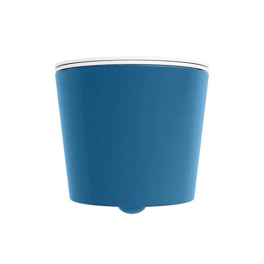 MONDIAZ LAVIE hangend toilet single fire rimless diepspoel Jeans. Toiletzitting met quick-release & softclose Talc. - Afbeelding 7