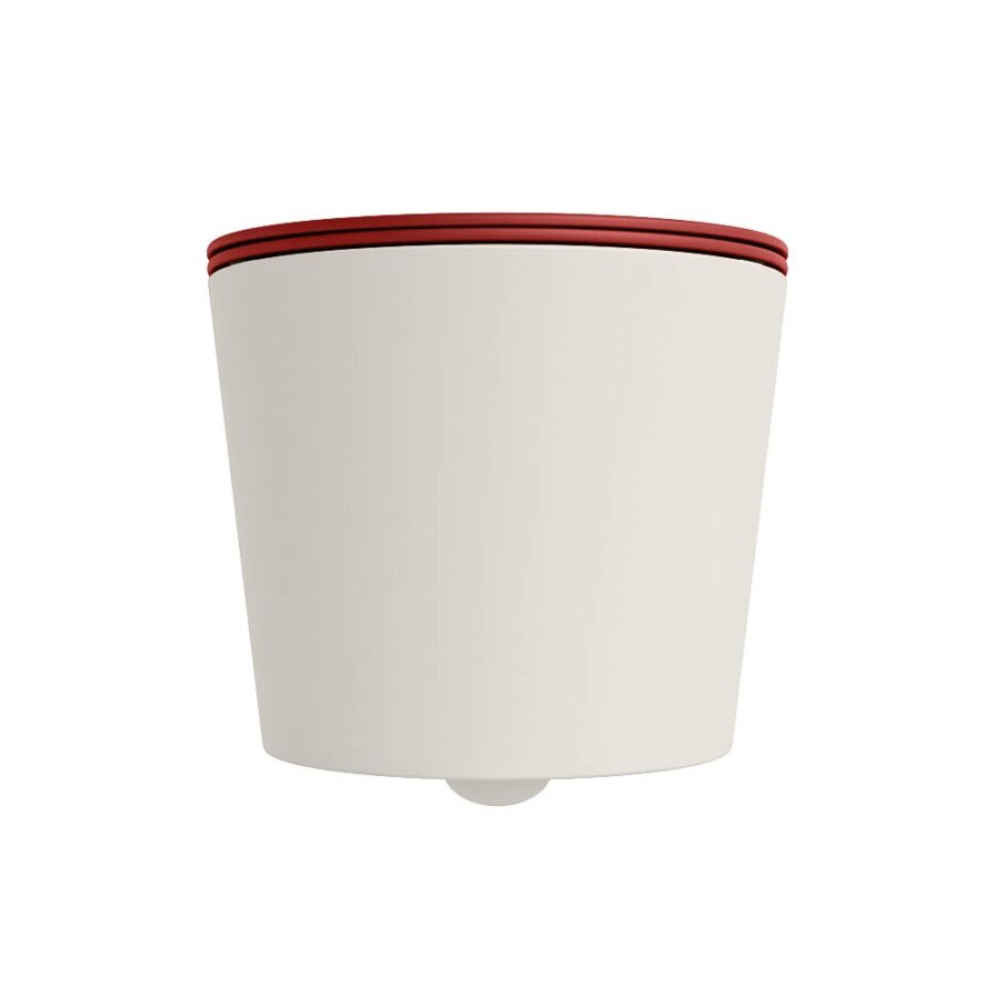 MONDIAZ LAVIE hangend toilet single fire rimless diepspoel Linen. Toiletzitting met quick-release & softclose Fire. - Afbeelding 7