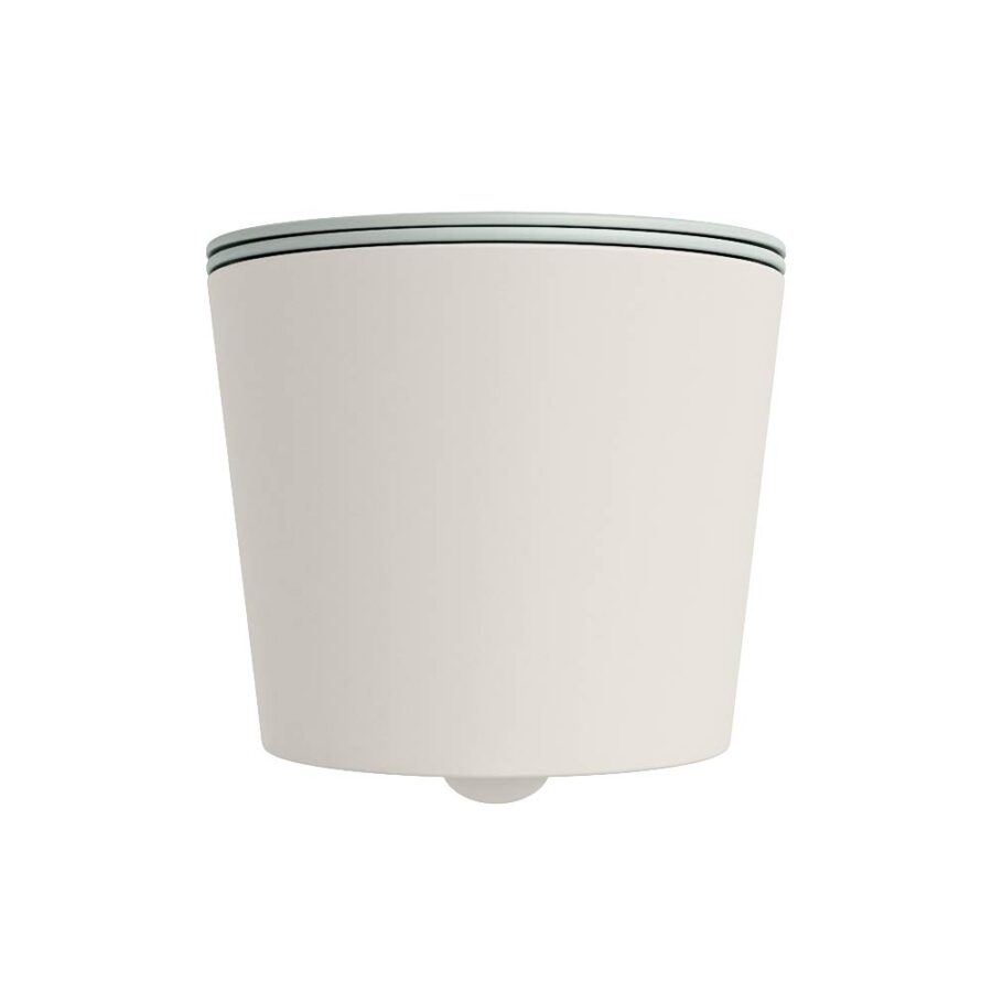 MONDIAZ LAVIE hangend toilet single fire rimless diepspoel Linen. Toiletzitting met quick-release & softclose Greey. - Afbeelding 7