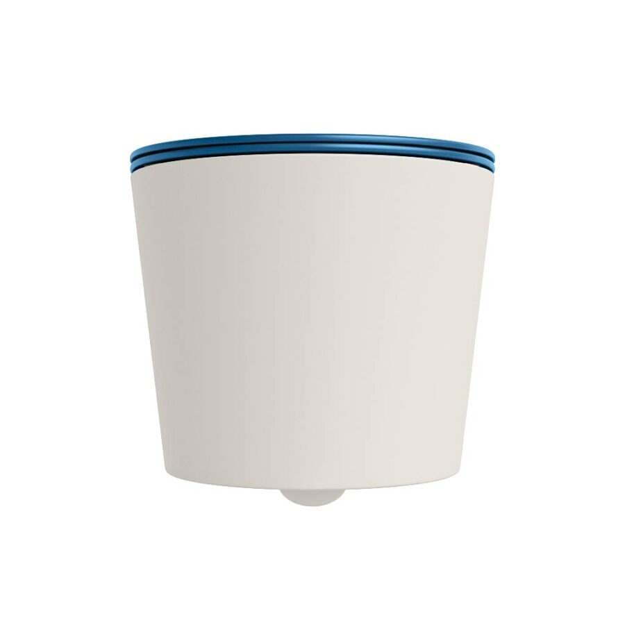 MONDIAZ LAVIE hangend toilet single fire rimless diepspoel Linen. Toiletzitting met quick-release & softclose Jeans. - Afbeelding 7