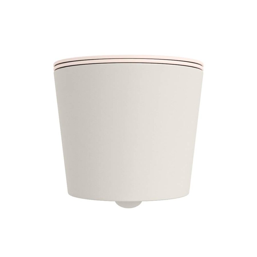 MONDIAZ LAVIE hangend toilet single fire rimless diepspoel Linen. Toiletzitting met quick-release & softclose Rosee. - Afbeelding 7