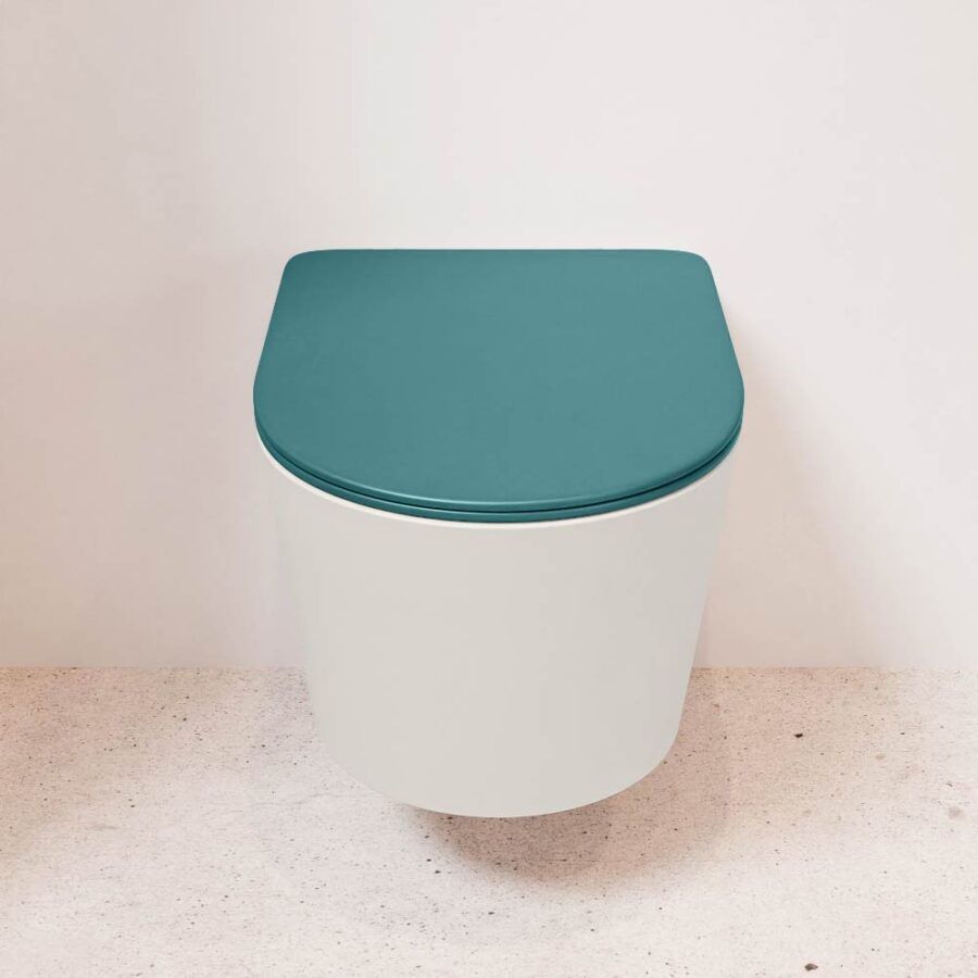 MONDIAZ LAVIE hangend toilet single fire rimless diepspoel Linen. Toiletzitting met quick-release & softclose Smag. - Afbeelding 2