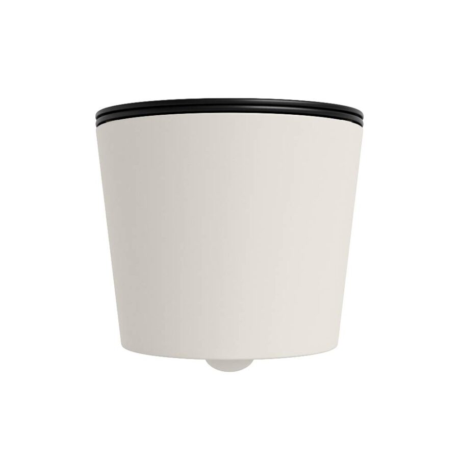 MONDIAZ LAVIE hangend toilet single fire rimless diepspoel Linen. Toiletzitting met quick-release & softclose Urban. - Afbeelding 7