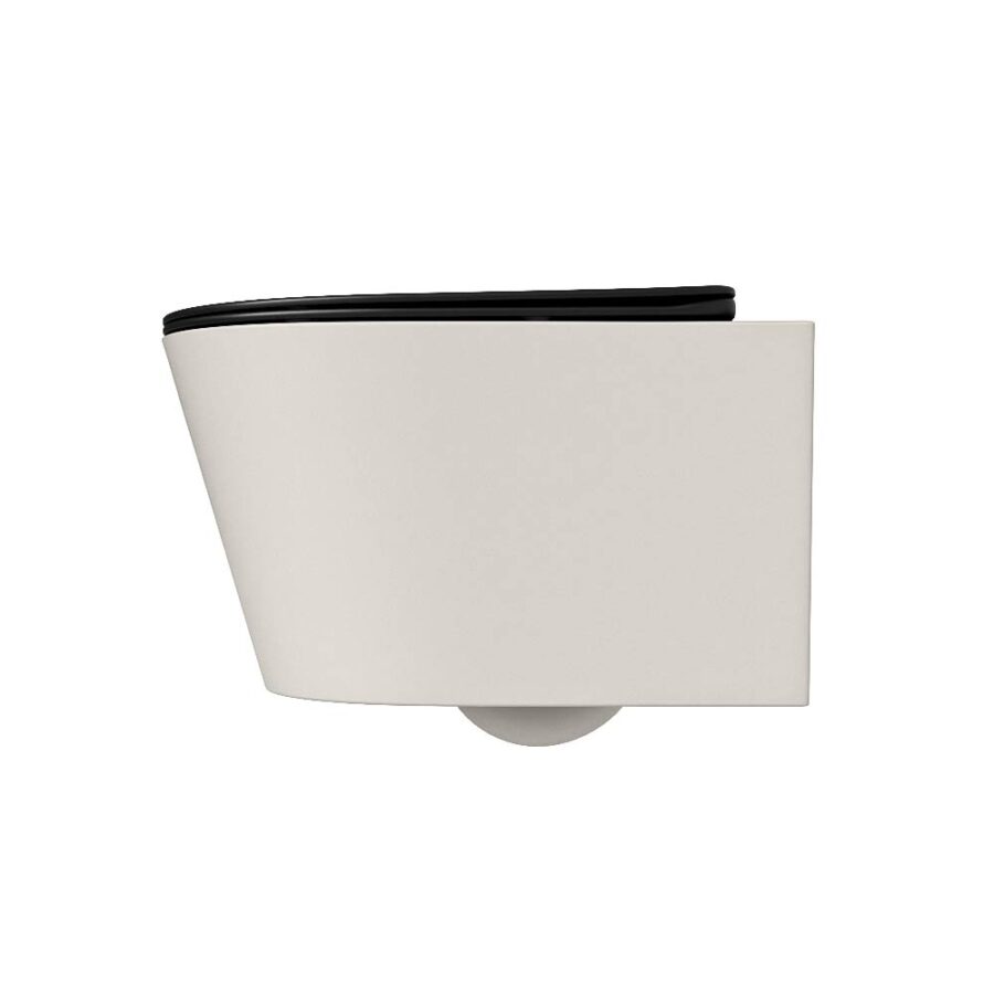 MONDIAZ LAVIE hangend toilet single fire rimless diepspoel Linen. Toiletzitting met quick-release & softclose Urban. - Afbeelding 8