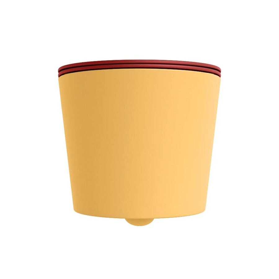 MONDIAZ LAVIE hangend toilet single fire rimless diepspoel Ocher. Toiletzitting met quick-release & softclose Fire. - Afbeelding 7