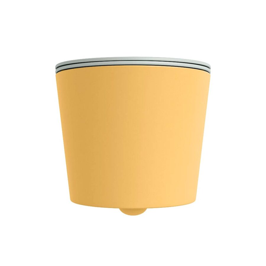 MONDIAZ LAVIE hangend toilet single fire rimless diepspoel Ocher. Toiletzitting met quick-release & softclose Greey. - Afbeelding 7