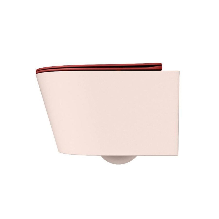 MONDIAZ LAVIE hangend toilet single fire rimless diepspoel Rosee. Toiletzitting met quick-release & softclose Fire. - Afbeelding 8