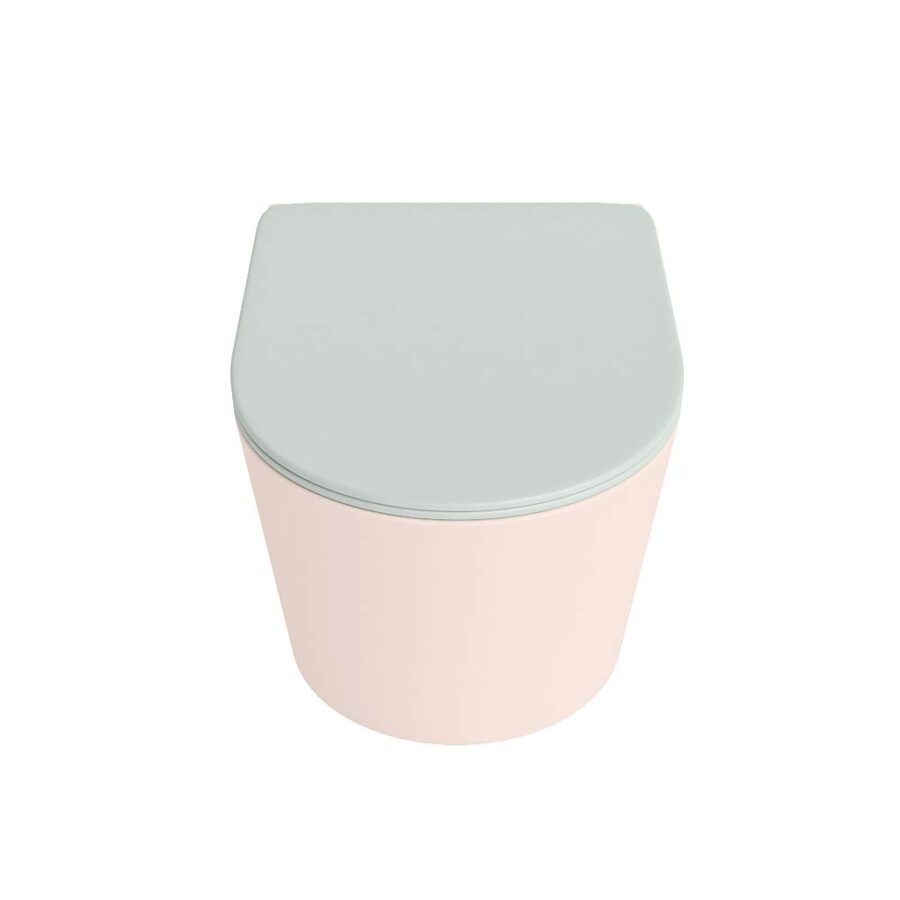 MONDIAZ LAVIE hangend toilet single fire rimless diepspoel Rosee. Toiletzitting met quick-release & softclose Greey. - Afbeelding 6