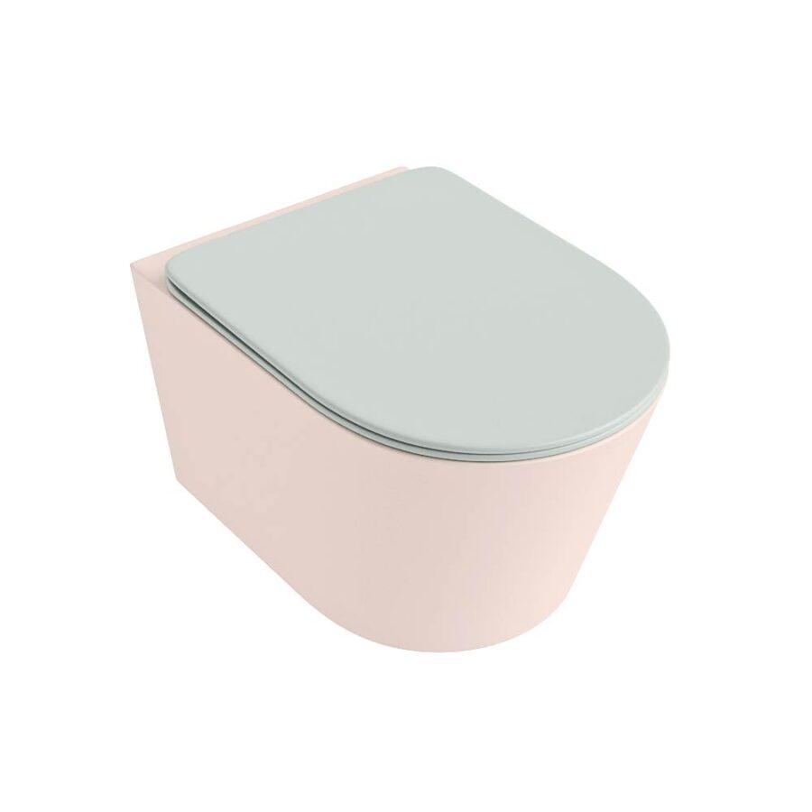 MONDIAZ LAVIE hangend toilet single fire rimless diepspoel Rosee. Toiletzitting met quick-release & softclose Greey. - Afbeelding 5