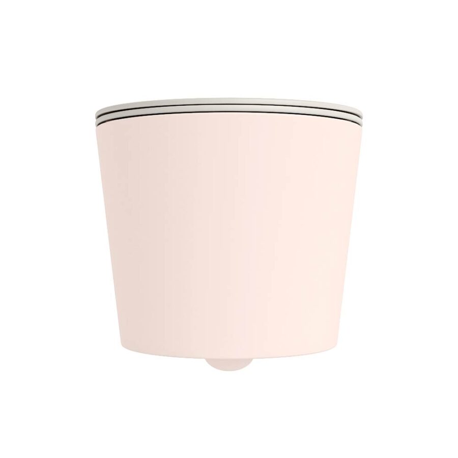 MONDIAZ LAVIE hangend toilet single fire rimless diepspoel Rosee. Toiletzitting met quick-release & softclose Linen. - Afbeelding 7
