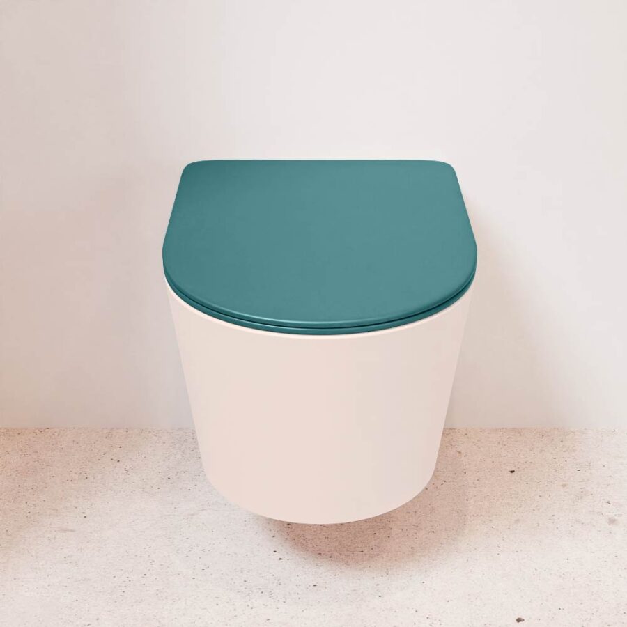 MONDIAZ LAVIE hangend toilet single fire rimless diepspoel Rosee. Toiletzitting met quick-release & softclose Smag. - Afbeelding 2