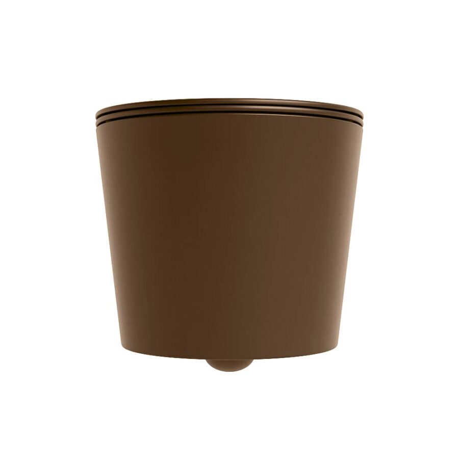MONDIAZ LAVIE hangend toilet single fire rimless diepspoel Rust. Toiletzitting met quick-release & softclose Rust. - Afbeelding 7