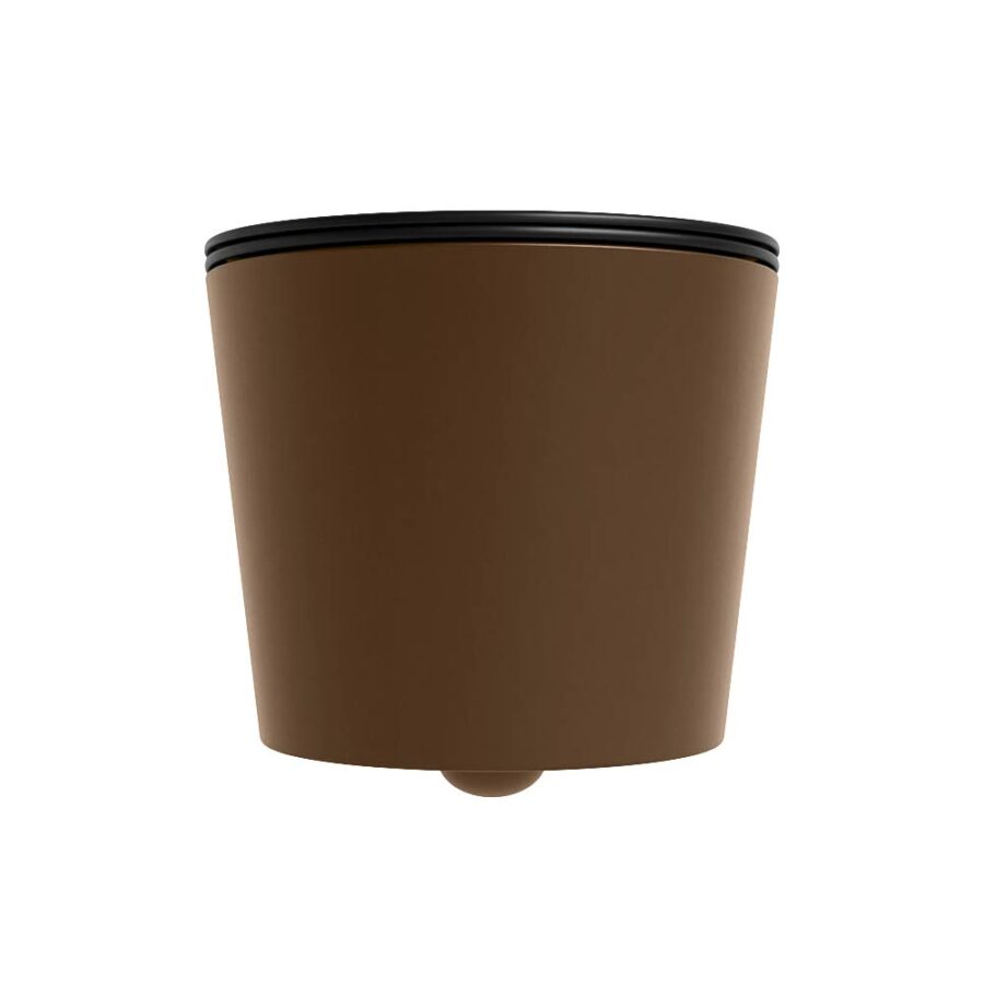 MONDIAZ LAVIE hangend toilet single fire rimless diepspoel Rust. Toiletzitting met quick-release & softclose Urban. - Afbeelding 7