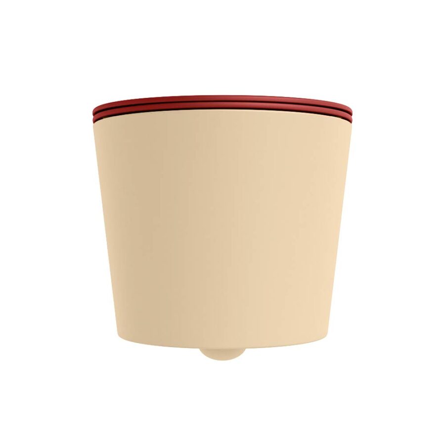 MONDIAZ LAVIE hangend toilet single fire rimless diepspoel Sand. Toiletzitting met quick-release & softclose Fire. - Afbeelding 7