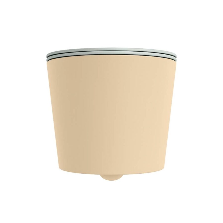 MONDIAZ LAVIE hangend toilet single fire rimless diepspoel Sand. Toiletzitting met quick-release & softclose Greey. - Afbeelding 7