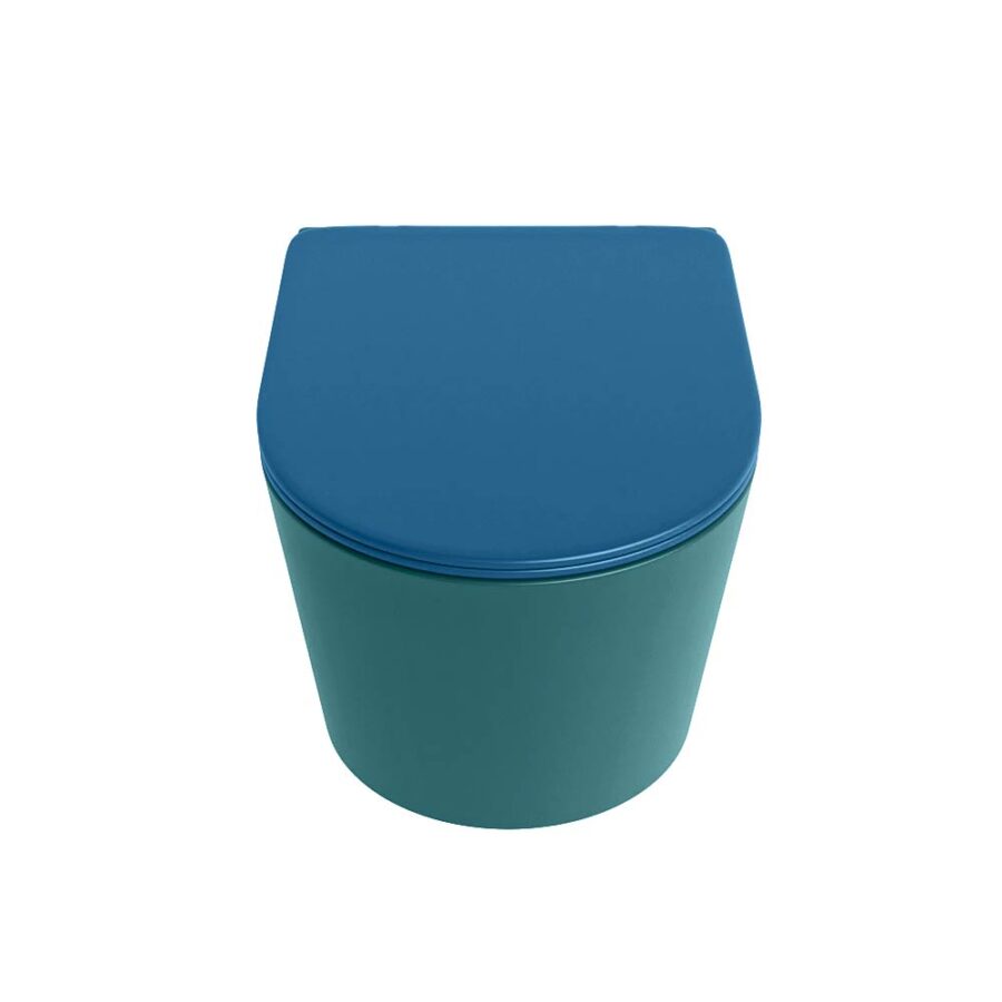 MONDIAZ LAVIE hangend toilet single fire rimless diepspoel Smag. Toiletzitting met quick-release & softclose Jeans. - Afbeelding 6