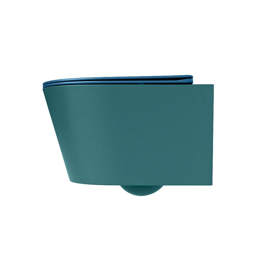 MONDIAZ LAVIE hangend toilet single fire rimless diepspoel Smag. Toiletzitting met quick-release & softclose Jeans. - Afbeelding 8