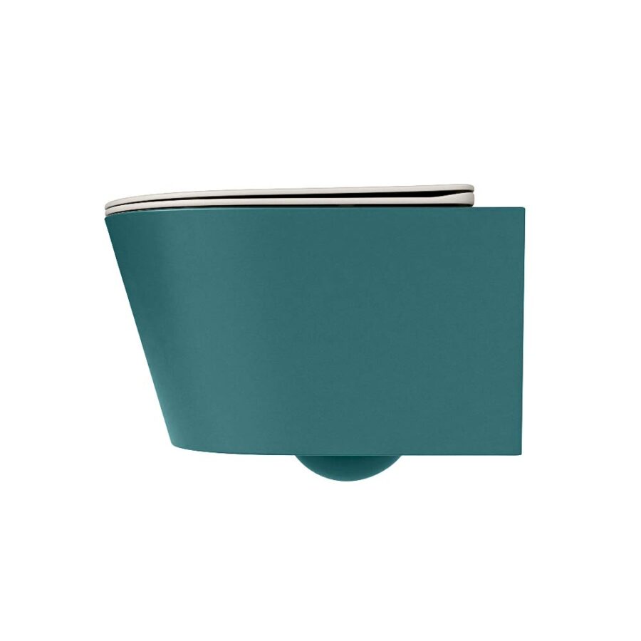 MONDIAZ LAVIE hangend toilet single fire rimless diepspoel Smag. Toiletzitting met quick-release & softclose Linen. - Afbeelding 8