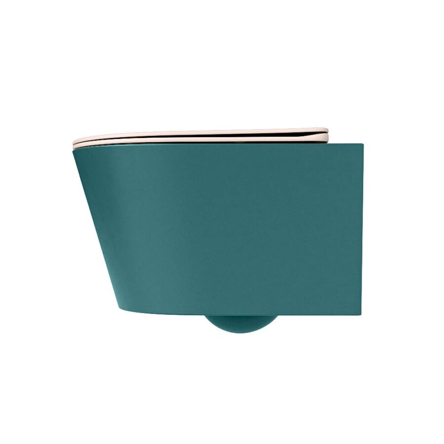 MONDIAZ LAVIE hangend toilet single fire rimless diepspoel Smag. Toiletzitting met quick-release & softclose Rosee. - Afbeelding 8