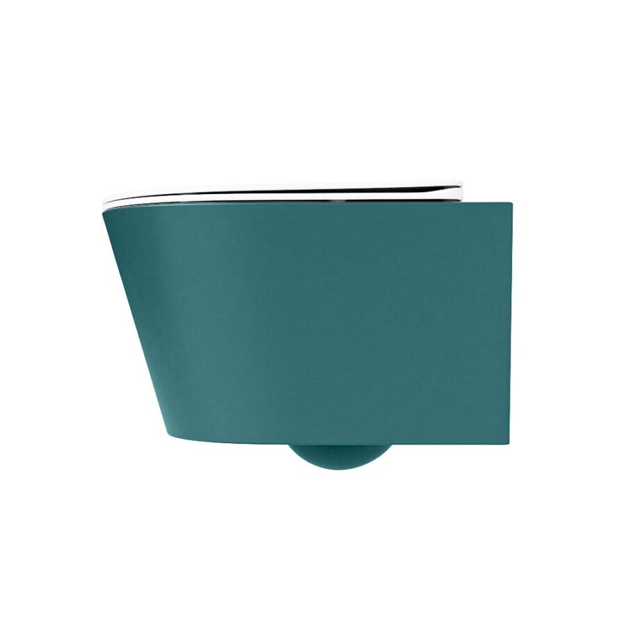 MONDIAZ LAVIE hangend toilet single fire rimless diepspoel Smag. Toiletzitting met quick-release & softclose Talc. - Afbeelding 8