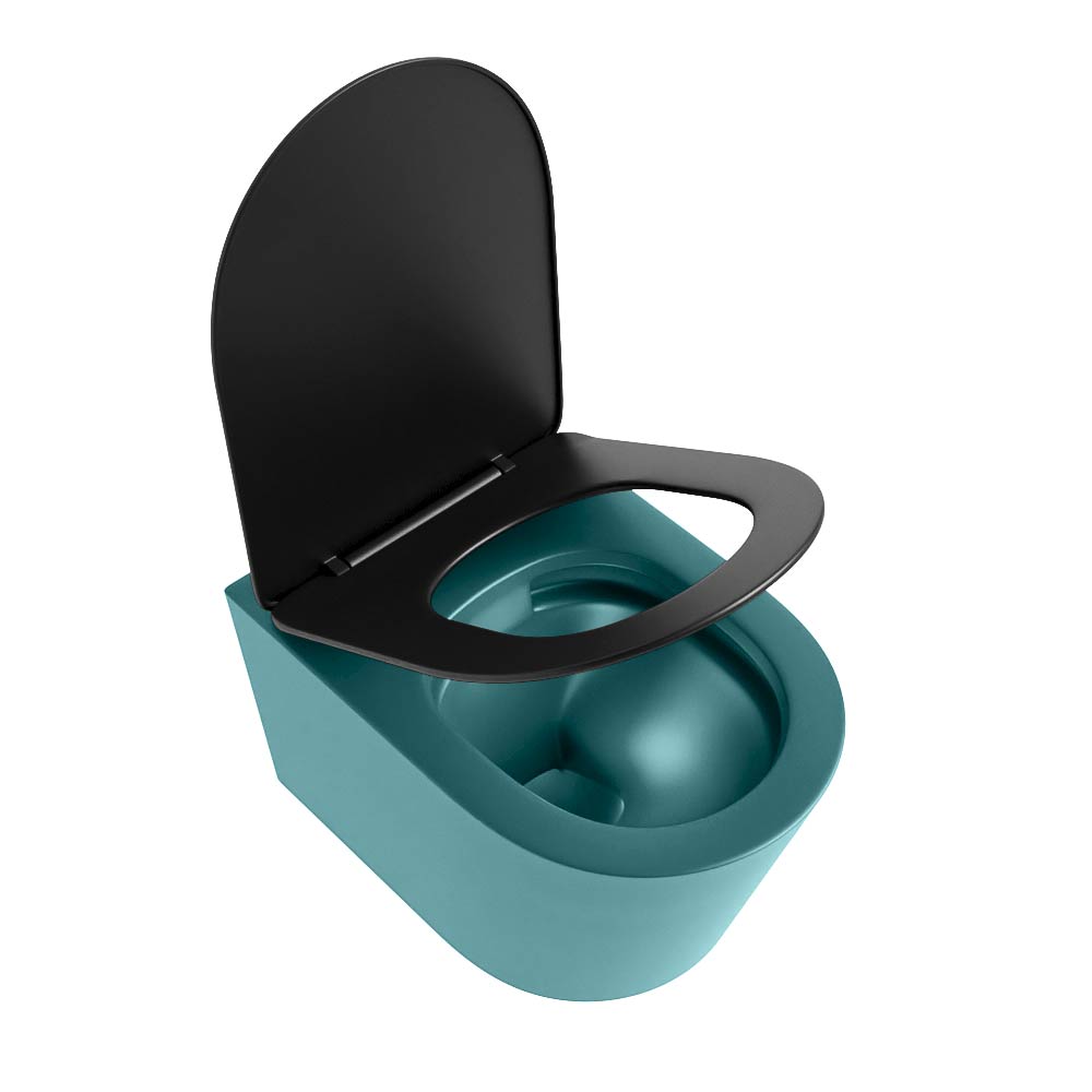 MONDIAZ LAVIE hangend toilet single fire rimless diepspoel Smag. Toiletzitting met quick-release & softclose Urban. - Afbeelding 4