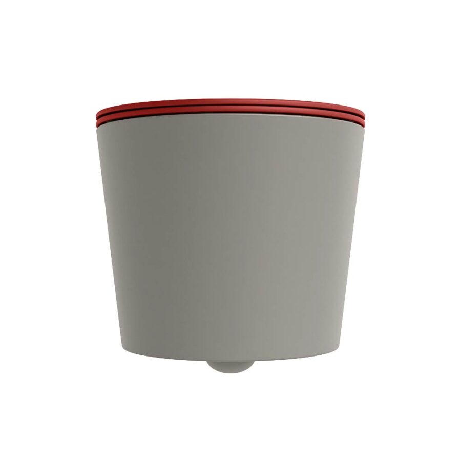 MONDIAZ LAVIE hangend toilet single fire rimless diepspoel Smoke. Toiletzitting met quick-release & softclose Fire. - Afbeelding 7