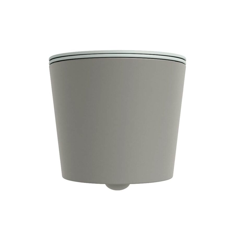 MONDIAZ LAVIE hangend toilet single fire rimless diepspoel Smoke. Toiletzitting met quick-release & softclose Greey. - Afbeelding 7