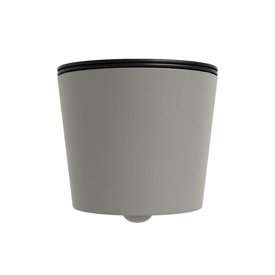 MONDIAZ LAVIE hangend toilet single fire rimless diepspoel Smoke. Toiletzitting met quick-release & softclose Urban. - Afbeelding 7
