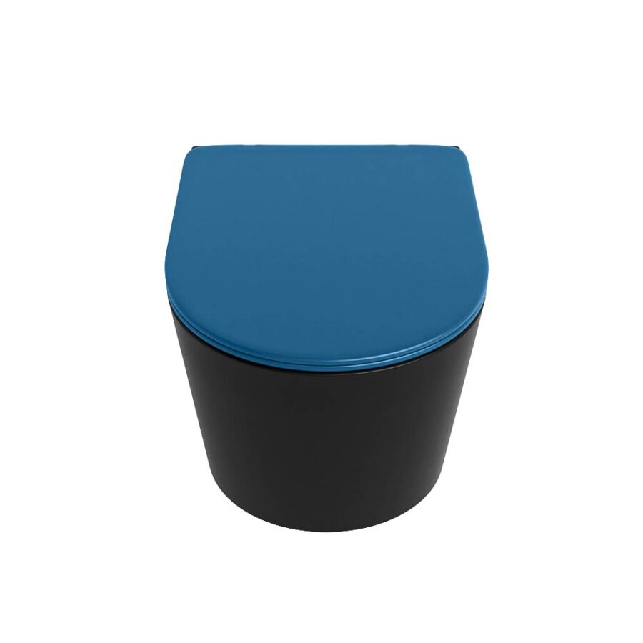 MONDIAZ LAVIE hangend toilet single fire rimless diepspoel Urban. Toiletzitting met quick-release & softclose Jeans. - Afbeelding 6
